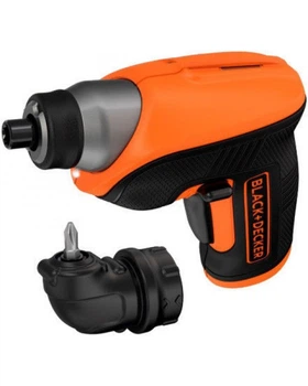 Отвертка аккумуляторная BLACK+DECKER CS3652LC (180 об/мин, 5.84 Нм, 1.5 Ач, 3.6 В) электроотвертка (44213)