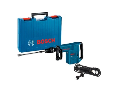 Электрический Отбойный молоток Bosch GSH 11 E Professional (1500 Вт, 16.8 Дж, SDS-Max) + кейс и зубило (20135)
