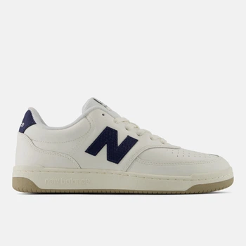 Белые кожаные кеды New Balance M 80 46,5 (12) 30 см (M080592)