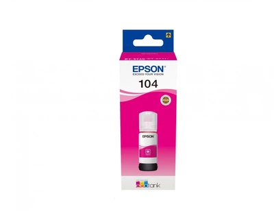 Чернила для струйных принтеров Epson EcoTank 104 C13T00P340 magenta (пурпурный) 65 мл