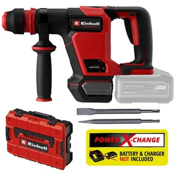 Відбійний молоток Einhell TP-DH 18/4 Li BL - Solo Li-Ion 18V, 4Дж 4600уд/хв (без АКБ та ЗП) (4514190) EINHELL 4514190 1050842
