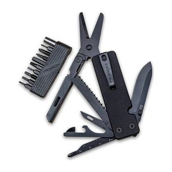 Мультитул Roxon KS2E Noir, чорне лезо, чорний (KS2ENoir) Roxon KS2ENoir 1057905