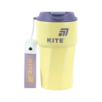 Термокружка Kite K26-1220 450 мл, жовта (K26-1220-3) Kite K26-1220-3 1060934