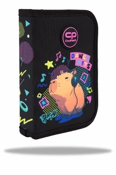 Пенал на блискавці пустий CoolPack CAPYBARA Music з органайзером для ручок 20x14x3 см (F076961)