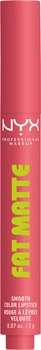 Pomadka do ust NYX Professional Makeup Fat Matte Smooth Color 11 Pink Puff 2 g (800897279233)