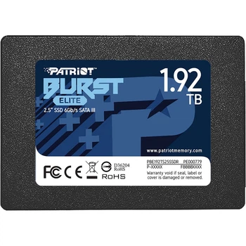 Накопитель SSD 1.92TB Patriot Burst Elite 2.5 SATAIII TLC (PBE192-TS25SSDR)