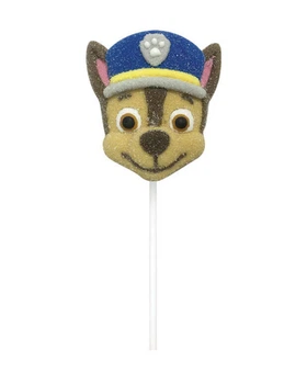 Цукерка льодяник Щенячий Патруль Relkon Paw Patrol Marshmallow Lollipops Blue Релкон Маршмеллоу на Палочці смак Полуниця 1шт 45г