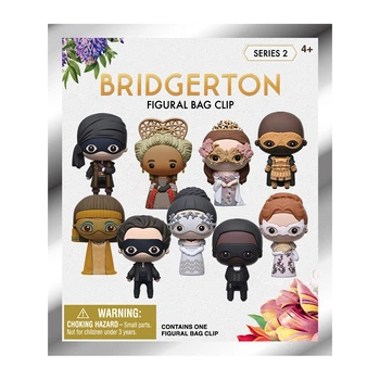 Стильный брелок-фигурка на жесткой клипсе Bridgerton Series (фигурка-сюрприз)