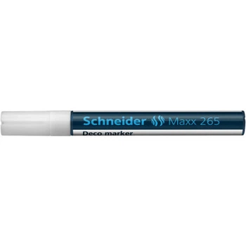 Маркер Schneider MAXX 265 крейдяний 2-3 мм, білий