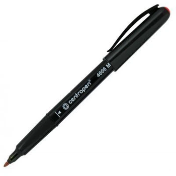 Маркер Centropen CD-Pen 4606 ergoline, 1 мм red