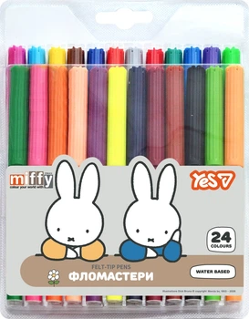 Фломастеры Yes Miffy 24 цвета (650606) (5056574474261)