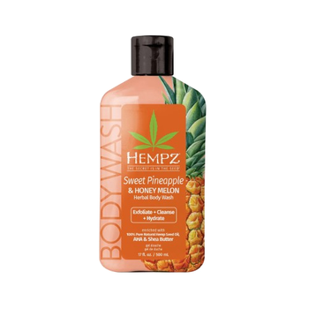 Гель для душа "Сладкий ананас - Медовая дыня" Sweet Pineapple & Honey Melon Hempz 500 мл (8015-03)