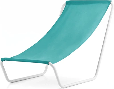 Leżak plażowy/ogrodowy Outtec Relaxo Turkusowy 201142 (5905884424308)