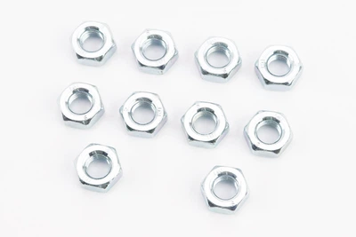 Гайка М10x1,5мм 6 цб DIN934, к-кт 10шт