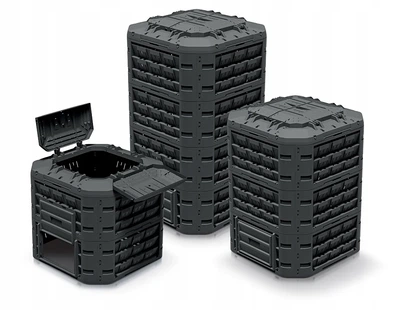 Компостер Prosperplast Compogreen Vario 650л-1250л пластик чорний