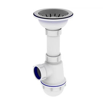 Сифон для мойки Kronoplast 3 1/2'х40 с нарезным выпуском (SM15010000)