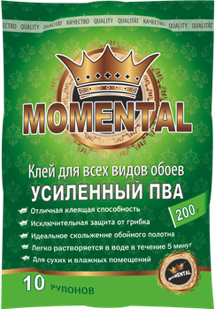 Клей для обоев Моментал Дивоцвет 10 рулонов