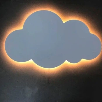 Ночник детский LED "Облачко" Cloud Lights 16/25 AND HA-43 для детской комнаты, настенный ночник в форме облака