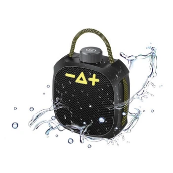 Акустична система XO F77 Portable Outdoor Waterproof RGB Wireless Speaker Чорна
