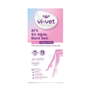 Набір воскових смужок для депіляції чутливої шкіри Vi-vet 41 шт