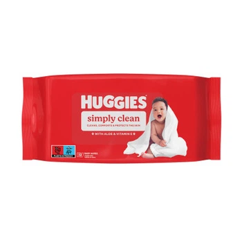 Детские влажные салфетки Huggies Simply Clean 72 шт