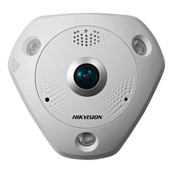 IP-видеокамера 12MP Hikvision DS-2CD63C5G0E-IVS(B) f=2mm Fisheye, с 2 микрофонами (99-00002781)