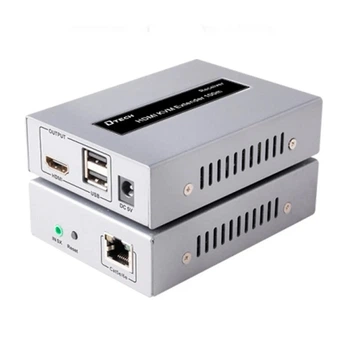 Удлинитель видеосигнала HDMI 50m Dtech DT-7054 USB 2.0 with IR (74-00012)