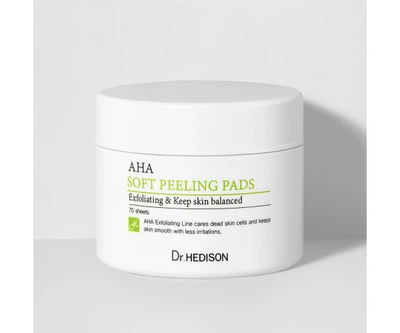 Пилинг-диски с AHA-кислотами Dr.Hedison AHA Soft Peeling Pads 70 шт (12160200)