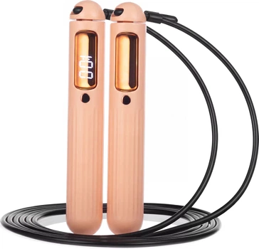 Skakanka bezprzewodowa z licznikiem Gymtek Smart Motion Bluetooth G-05178 Różowa (5905399051785)