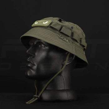 Панама Ріп-Стоп з велкро панелями олива HDSYR_700