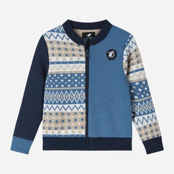Детская кофта на молнии унисекс Reima Moomin Idelar 5200020D-67A1 80 см Синяя (6438557380964)