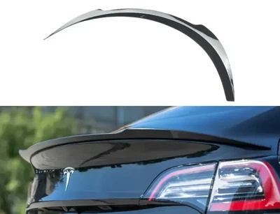 Спойлер багажника Tesla Y 2020-2024 Original Factory стиль черный глянец