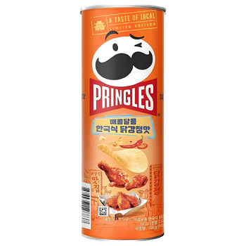 Чіпси Pringles Korean Sweet Crispy Chicken зі смаком солодкої хрусткої курки 100 г