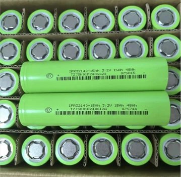 Аккумулятор JSK 32140 LiFePO4 3,2V 15000 mAh 15Ah 48Wh плоский плюс зеленый