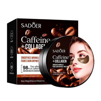Патчі під очі Sadoer Caffeine + Collagen Firm Nourish Eye Mask, 60 шт