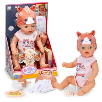 Лялька Baby Born Лена у костюмі котика Пупс 36 см