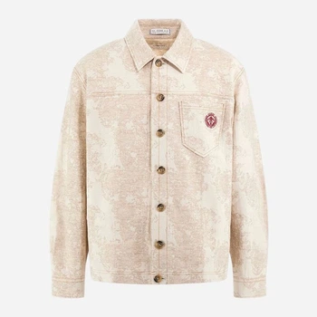 Куртка джинсова чоловіча Guess 374726960 2XL Бежева (1159929980)