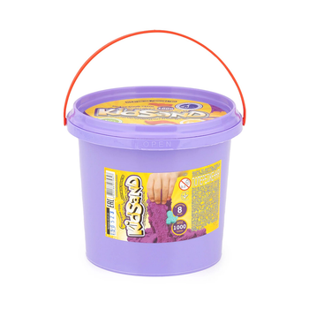 Кинетический песок 1 кг для игр с формочками фиолетовый Danko Toys MC-7613