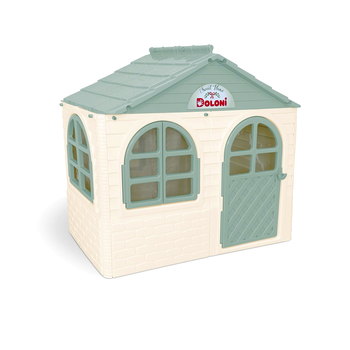Игровой домик пластиковый 129х78х120 см для детей 1-3 лет со шторками DOLONI TOYS MC-9783