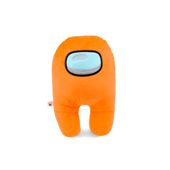 М'яка іграшка космонавт Among Us 20 см для дітей жовтогарячий Weber Toys MC-5387