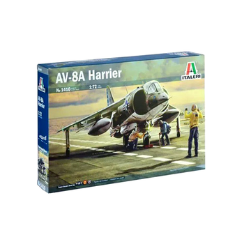 Сборная модель штурмовик AV-8 A HARRIER 1:72 для сборки пластик Италия MC-8784