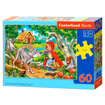 Пазлы 60 элементов сказка для детей 5 лет картон Castorland MC-8734