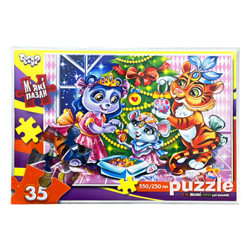 Пазлы мягкие 35 элементов для детей 33x23 см Danko Toys MC-8172