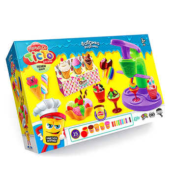 Набір для ліплення Фабрика Морозиво 15 шт. для творчості Danko Toys MC-5663