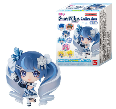 Колекційна міні-фігурка аніме Bandai Snow Miku 2025 Collection (Хацуне Міку) 5-7 см — Рандомна коробочка-сюрприз