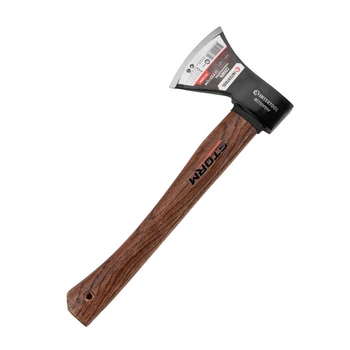 Сокира 600 г, карбонізована ручка, 48-57 HRC STORM INTERTOOL (HT-0266)