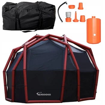 Намет кемпінговий надувний Aerogogo Dome Tent ZT0-04 + електричний насос (6975272630498)