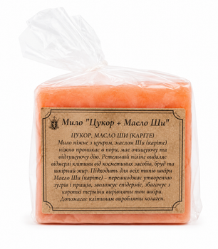 Мыло ручной работы «Сахар + Масло Ши»
