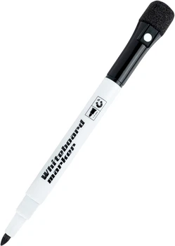 Набор маркеров Axent Whiteboard Magnetic 1-2 мм круглые черные 12 шт (2555-01-a)