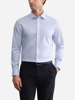 Рубашка хлопковая мужская Tommy Hilfiger 323272180 2XL Белый/Голубой (1160906311)